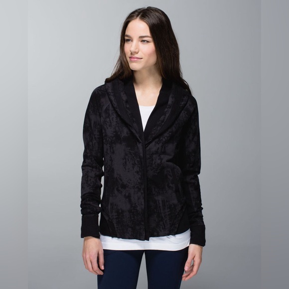 Lululemon | To Class Jacket | Sz 4 | Sea Bed Black Deep Coal / Black | EUC - Picture 1 of 12